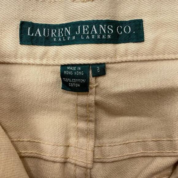 Lauren Jeans Co. By Ralph Lauren Lace Embellished Denim Jeans Size 8 - Picture 5 of 9